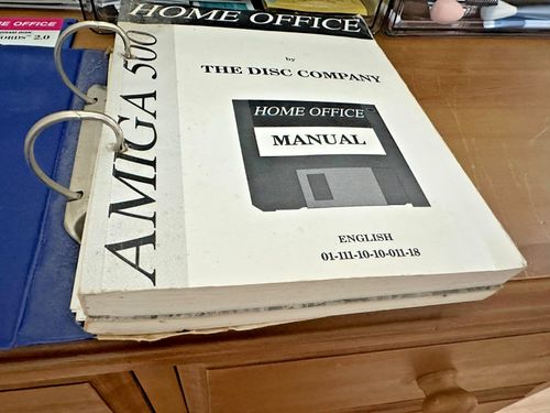 Home Office Software Kit For The Amiga - with Manuals & Binder — image 3
