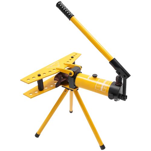 6 Dies 10T Hydraulic Pipe Bender Tube Bending Machine 13-34mm Pipe Diameter Tool — image 6