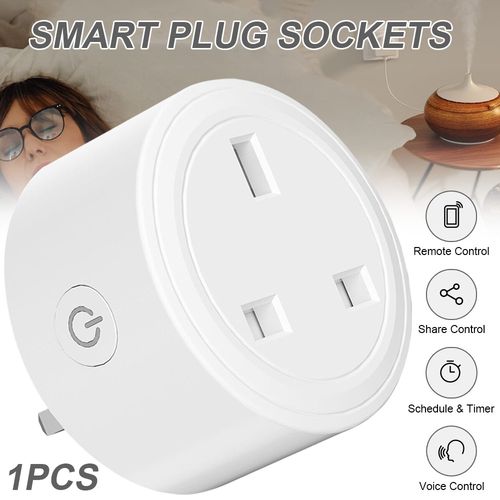 1 Pack Wifi Smart Life Plug Sockets Power Socket For Amazon Alexa Google Home UK — image 1