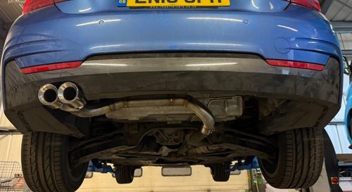 PIPE DYNAMICS - BMW 320D LCI F30 F31 - BACK BOX REAR MUFFLER DELETE EXHAUST — image 5