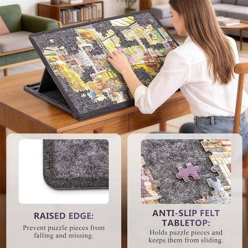 1000PCS Puzzle Board Tilting Portable Lightweight Felt Jigsaw with Protector UK — image 6