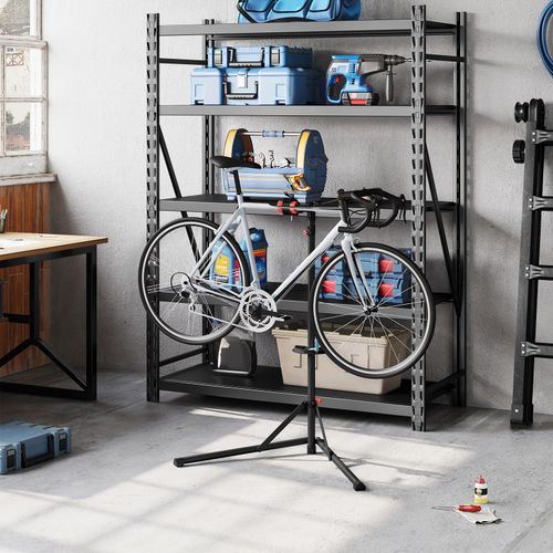 Bicycle Repair Stand, Three-Legged, Height-Adjustable, 360° Rotatable, Metal — image 4