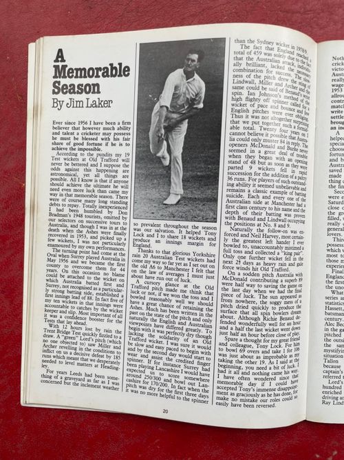 Centenary Test Match, Lords 1980: ticket, scorecard and souvenir programme — image 15