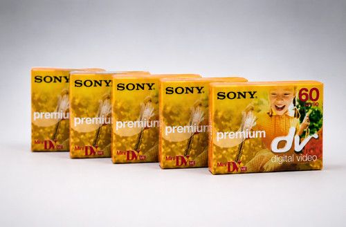 5 x Sony Premium Mini DV Tapes 60 Min SP / 90 Min LP DVM60 New Sealed