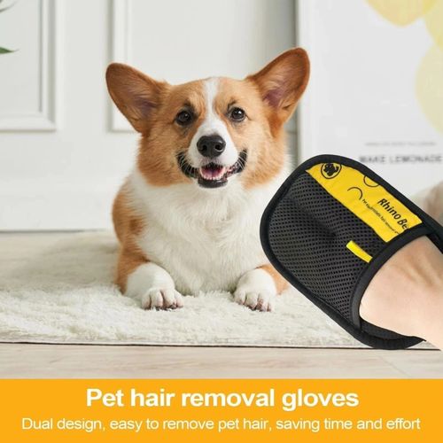 Pet Hair Removal Glove Cat Dog Electrostatic Brush Fur Reomver Grooming Glove UK — image 7