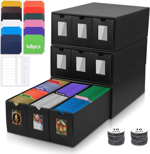 Magic Trading Cardboard 9000+Cards Deck Box Card Storage Box For TCG MTG Yugioh — image 1