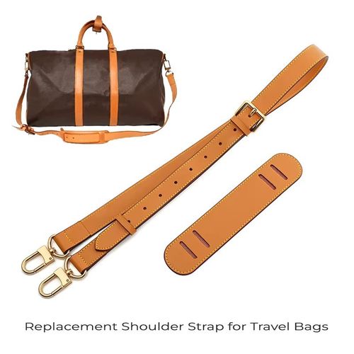 For Louis Vuitton Vachetta Leather Strap Replacement Strap LV Keepall Adjustable — image 10