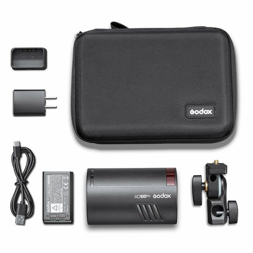 Godox AD100Pro 100Ws TTL HSS Strobe Flash with Magnetic Diffuser Accessories Kit — image 2