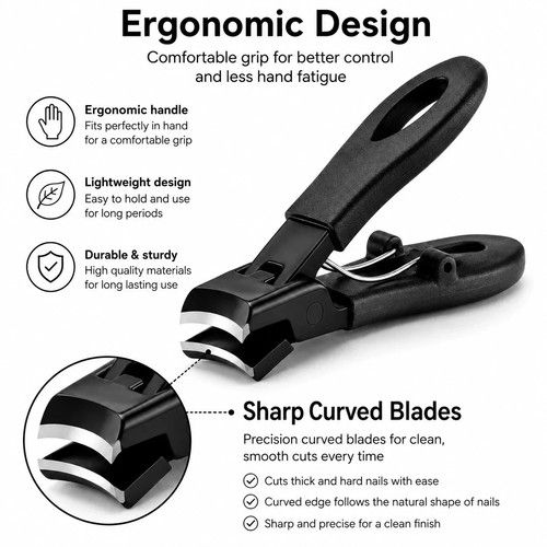 Strong Toe Nail Clippers For Thick Nails Heavy Duty Professional UK