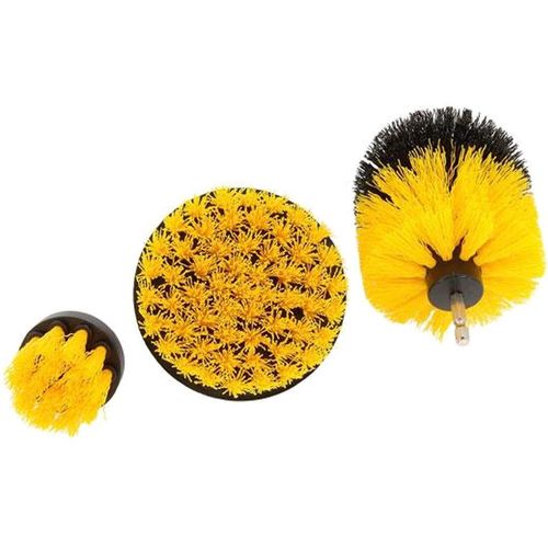 3pc Scrubbing Brush Set Electric Power Drill Cleaning Attachment Brushes CT6223 — image 3
