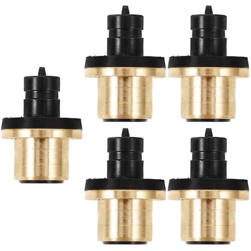 5Pcs Reusable Wine Bottle Stoppers Golden Sealing Plugs for Gourd