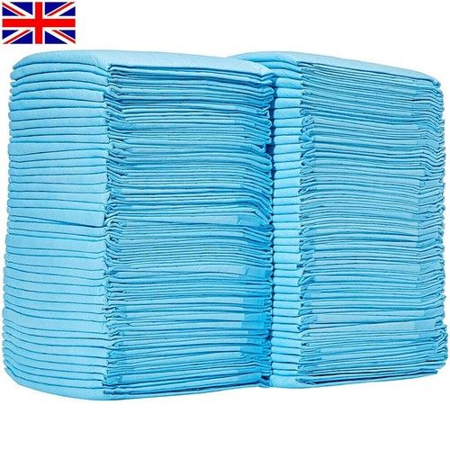 100 LARGE PUPPY TRAINING TRAINER TRAIN PADS TOILET PEE WEE POO DOG PET CAT MATS