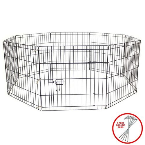 PET PLAYPEN DOG PEN PETBARN® PUPPY RABBIT INDOOR/OUTDOOR ENCLOSURE RUN CAGE — image 1