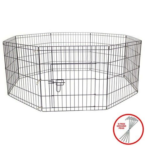 PET PLAYPEN DOG PEN PETBARN® PUPPY RABBIT INDOOR/OUTDOOR ENCLOSURE RUN CAGE