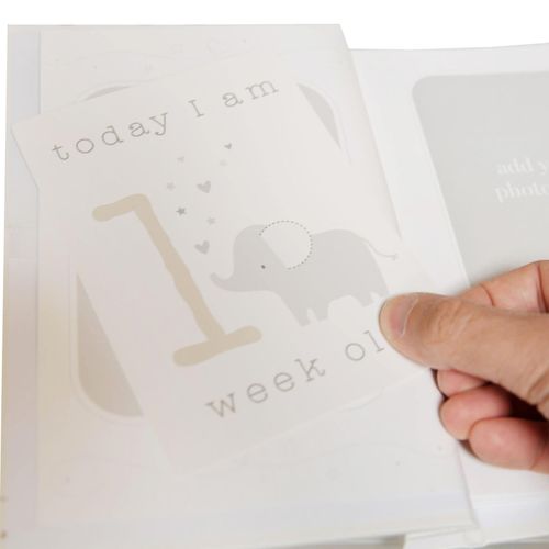 Baby My First Milestones Record Book / Photo Album and Milestones Cards Set — image 3