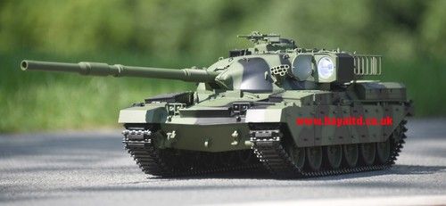 Haya Radio Remote Control Chieftain Tank 1/16 RTR  Barrel Recoil & IR Battle UK