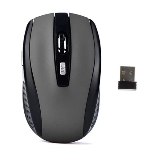 BLACK WIRELESS CORDLESS 2.4ghZ MOUSE USB DONGLE OPTICAL SCROLL FOR PC LAPTOP MAC — image 1