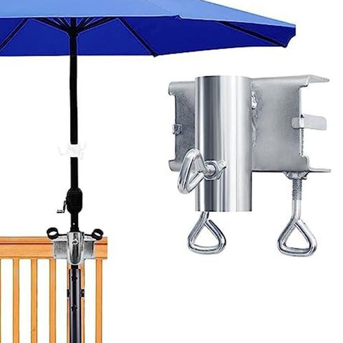 Galvanized Iron Balcony Umbrella Platform Adjustable Diameter Rust Resistant — image 16