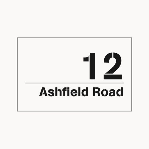 Light Up House Sign Solar LED Personalised Street Name Number Door LED Plaque