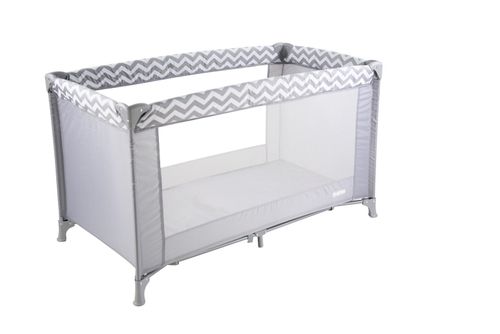 Babyco Travel Cot Crib Playpen - Grey Wave — image 3