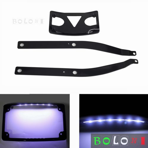 Relocation Number Plate Holder & Frame For Harley Fat Bob FXFB FXFBS 2018-2024 — image 2