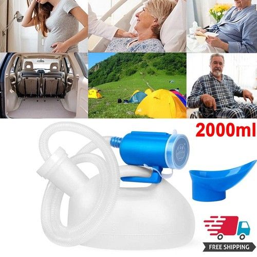 Women Men Portable Urinal Bottle Toilet Outdoor Travel Emergency Urine Pot UK