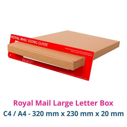 Large Letter PIP Box Royal Mail Postal Box Single Wall Cardboard  C4/A4 Size UK — image 3
