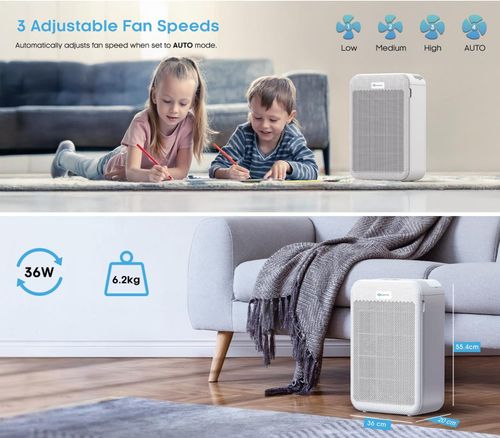 Air Purifier | Intelligent HEPA Air Purifier with Air Quality Sensor | PureMate — image 8