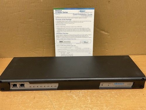 Verint S1808E 8-Port Network Video Encoder IP CCTV Streaming Device