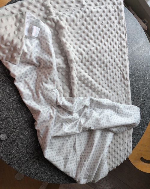 Baby Gift Set including blanket  and comforter. Soft Grey — image 8