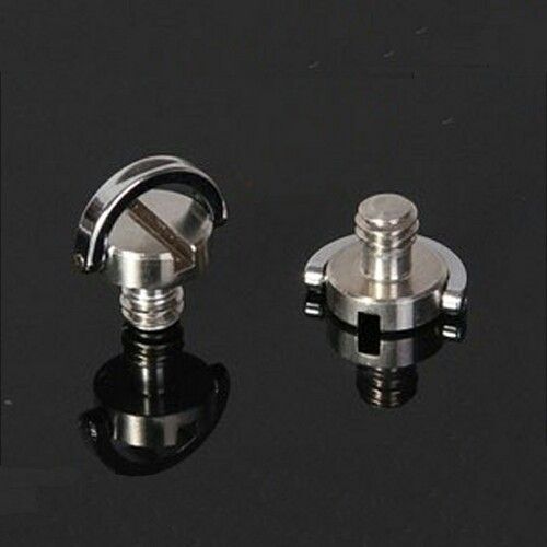 1/4" D-Ring Stanless Steel Screw for Camera Tripod Quick Release Plate