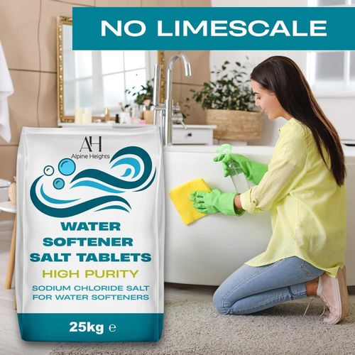 Water Softener Salt Tablets 25kg Food Grade EN973 Grade A High Purity Salt — image 4