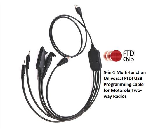 Motorola 5-in-1 Universal USB Programming Cable for Motorola Two-way Radios — image 2