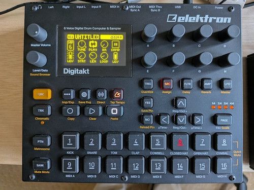 Elektron Digitakt Drum Machine Computer and Sampler VGC