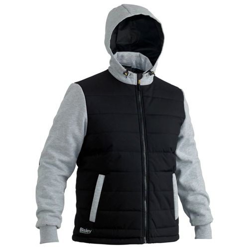 Bisley Workwear Flex Move Jacket Hooded Puffer Fleece  Long Sleeve S-3XL — image 2