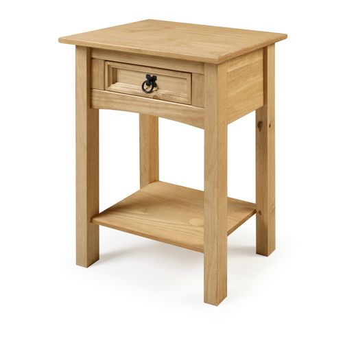 Corona Console Table 1 Drawer Mexican Solid Wood Pine Wooden Hallway Stand Table — image 2