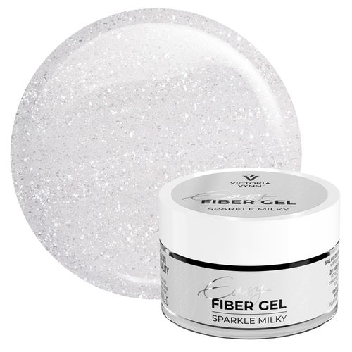 Victoria Vynn EASY FIBER Sparkling UV/LED Builder Gel Nail Manicure Glitter Pink — image 1