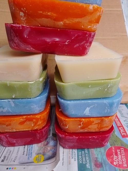 Candle wax  5 kg for making candles Coloured @ lightly scented