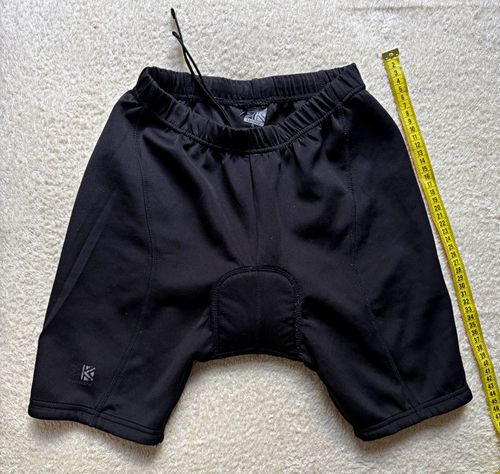 Karrimor Women’s Black Padded Cycling Shorts Elastic Waist Size S — image 1