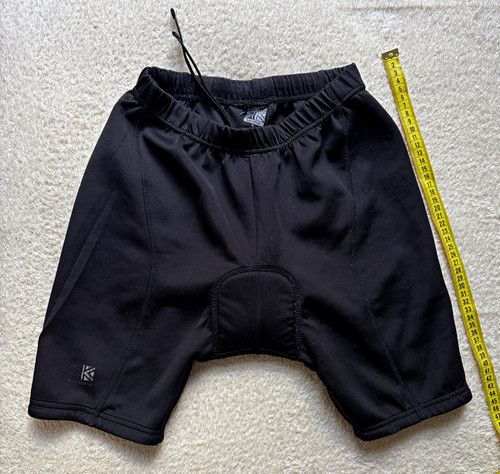 Karrimor Women’s Black Padded Cycling Shorts Elastic Waist Size S