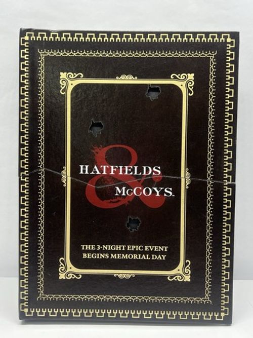 Hatfields & McCoys History Channel Promotional Press Kit Pictorial Book DVD