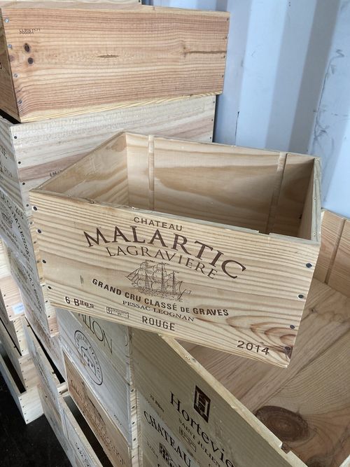 Wooden Wine Box Crate - CLEARANCE BOXES - Hamper, Projects. Storage, Allotments — image 16