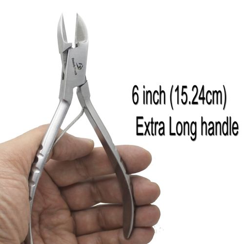 Toe Nail Clippers Cutters for Thick Nails 6" Chiropody Podiatry Heavy Duty — image 2