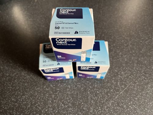 Contour next Blood Glucose Test Strips 3 boxes long expiry .. — image 2