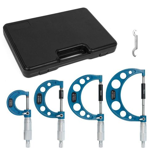Outside Micrometer 0-100mm Metric Premium Precision Set External Micrometer UK — image 2