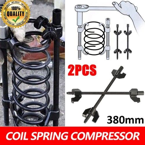 2pc Coil Spring Compressor Clamps Heavy Duty Suspension Clamp Tool 380MM For car