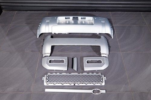 LAND ROVER DEFENDER L663 110 2020+ SILVER BUMPER TRIMS - 90 / 110