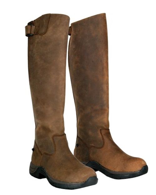 DUBLIN VALLEY TALL BOOTS LONG LEATHER COUNTRY WALKING HORSE RIDING BOOTS