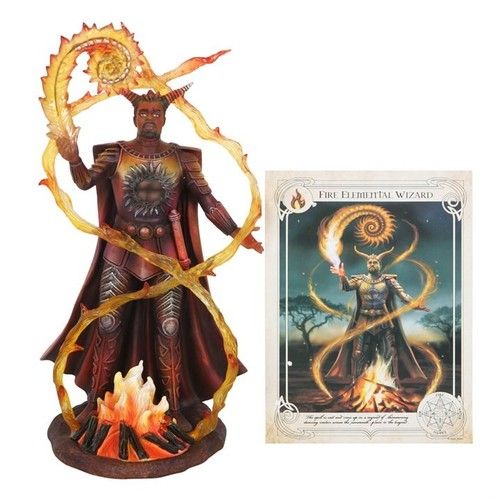 Fire Elemental Wizard Figurine by Anne StokesRRP £108.99    💥OUR PRICE £65💥