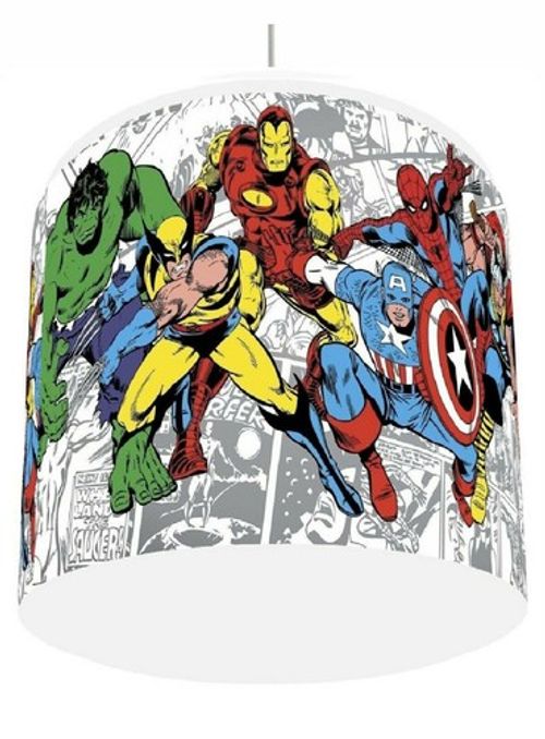 MARVEL AVENGERS SUPERHERO Kids Ceiling Light Shade / Lamp shade  in  4 DESIGNS